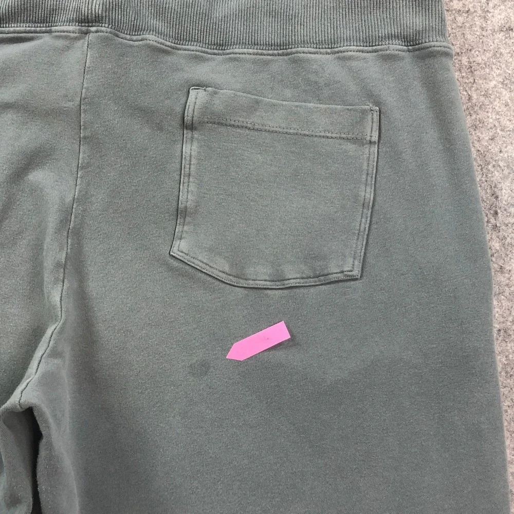American Giant Mens Sweatpants XL Blue Made in USA Heavyweight Drawstring Cotton